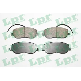 Jeu de 4 plaquettes de frein avant LPR 05P831