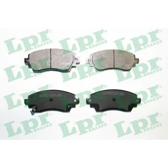 Jeu de 4 plaquettes de frein avant LPR 05P834