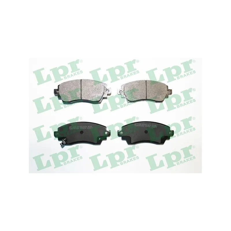 Jeu de 4 plaquettes de frein avant LPR 05P834