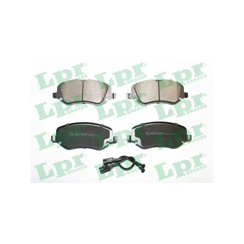 Jeu de 4 plaquettes de frein avant LPR 05P842