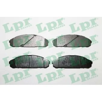 Jeu de 4 plaquettes de frein avant LPR 05P844