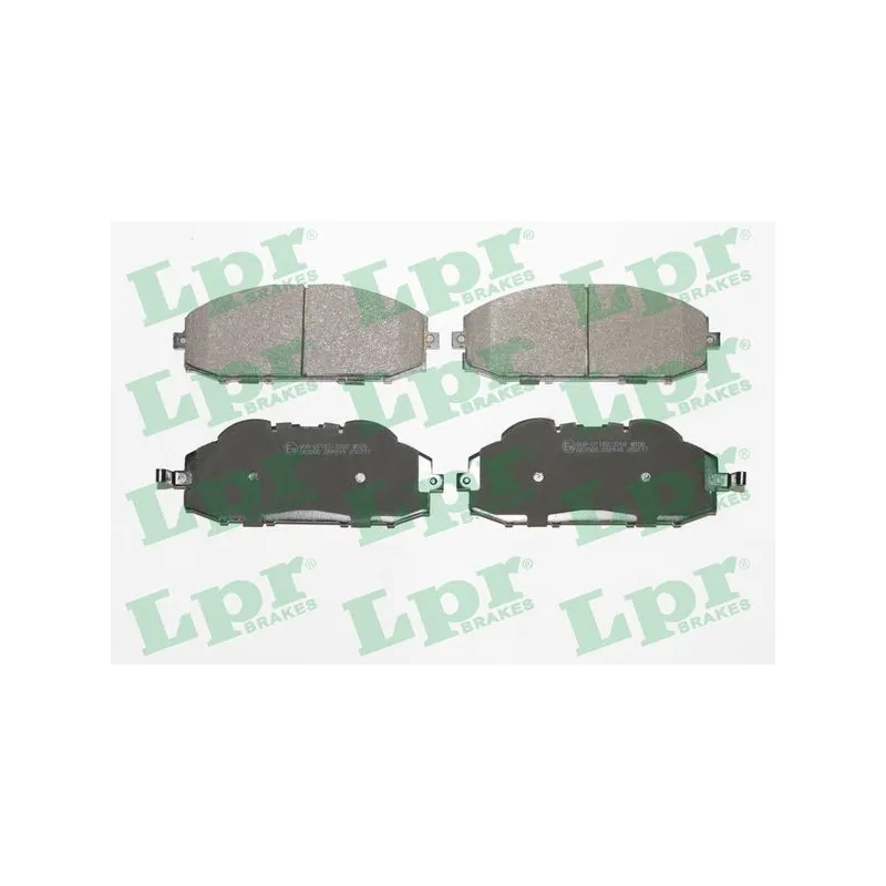 Jeu de 4 plaquettes de frein avant LPR 05P845