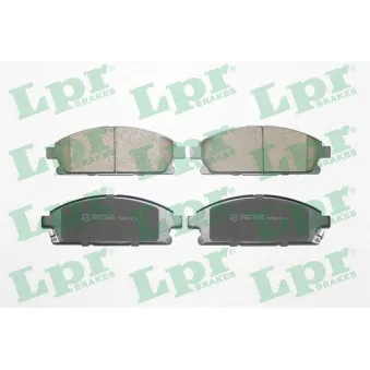 Jeu de 4 plaquettes de frein avant LPR 05P846