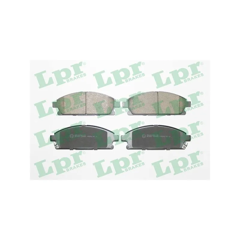 Jeu de 4 plaquettes de frein avant LPR 05P846