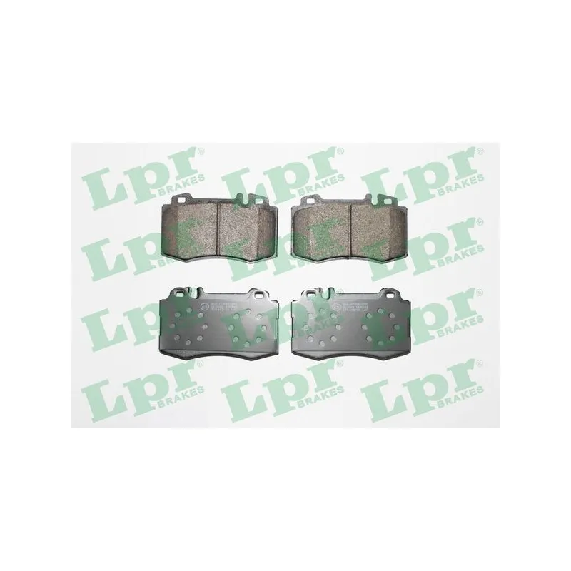 Jeu de 4 plaquettes de frein avant LPR 05P849