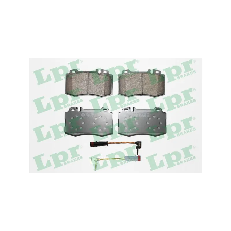 Jeu de 4 plaquettes de frein avant LPR 05P849A