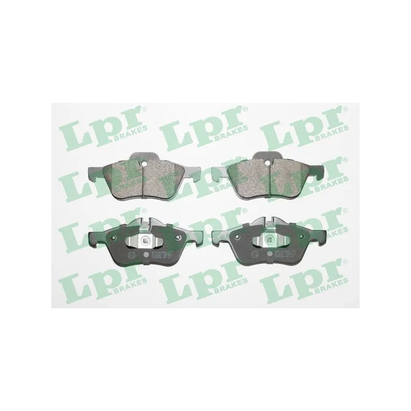 Jeu de 4 plaquettes de frein avant LPR 05P851