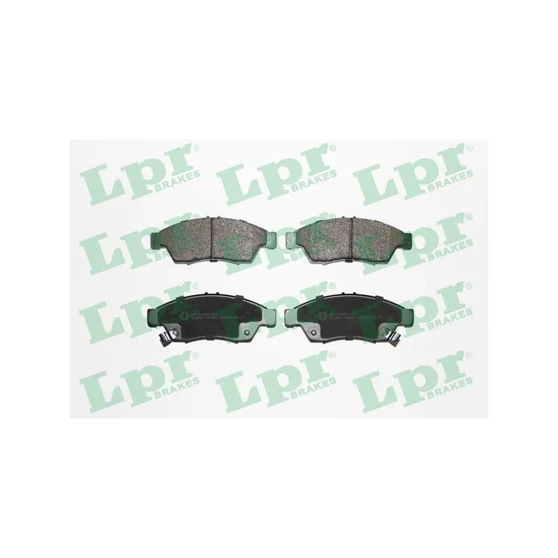 Jeu de 4 plaquettes de frein avant LPR 05P852