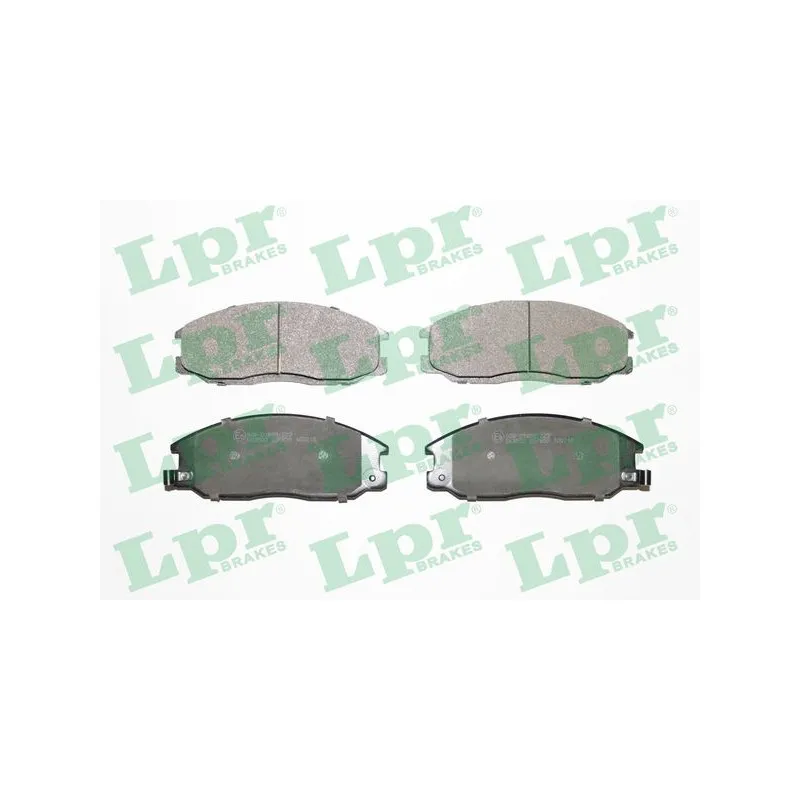 Jeu de 4 plaquettes de frein avant LPR 05P859