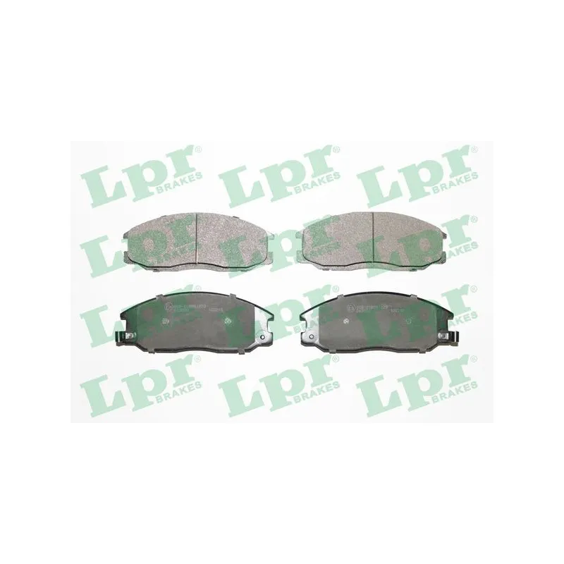 Jeu de 4 plaquettes de frein avant LPR 05P860
