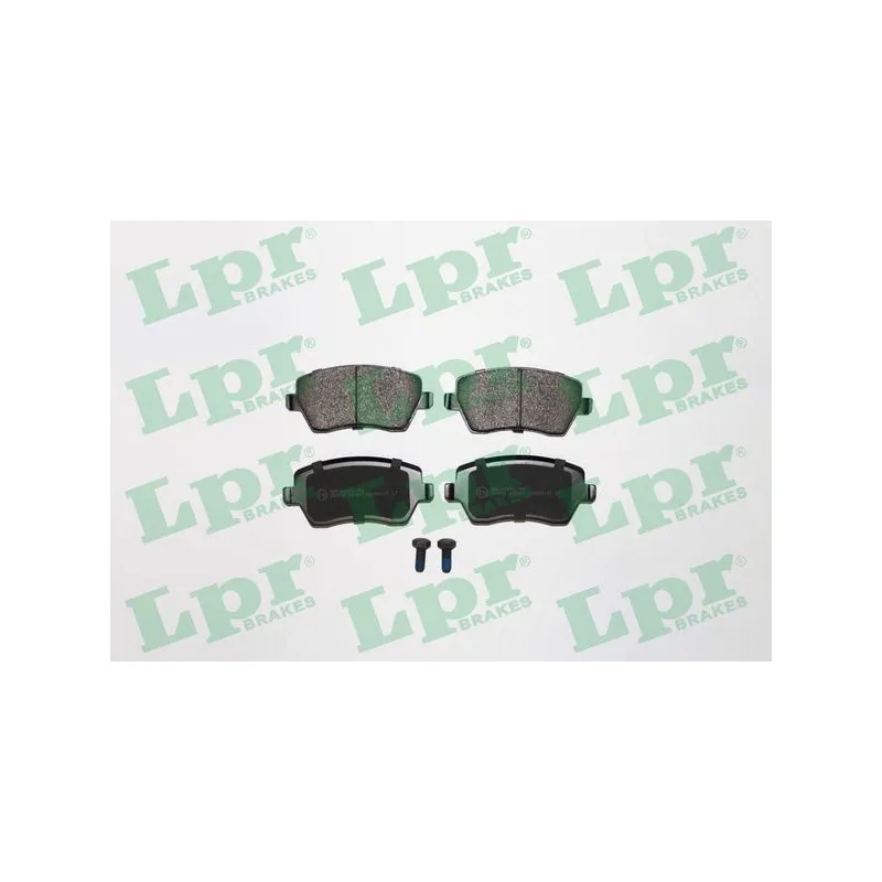 Jeu de 4 plaquettes de frein avant LPR 05P867