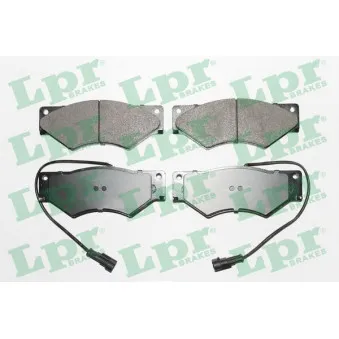 Jeu de 4 plaquettes de frein avant LPR 05P880