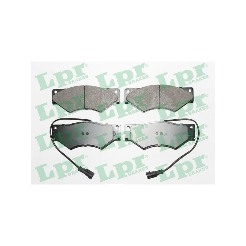 Jeu de 4 plaquettes de frein avant LPR 05P880