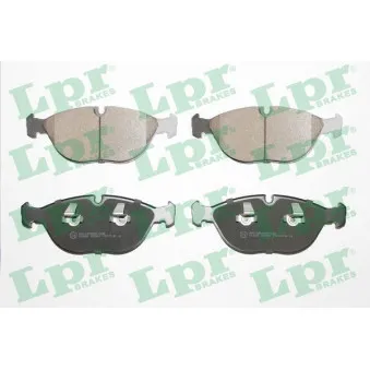 Jeu de 4 plaquettes de frein avant LPR 05P881
