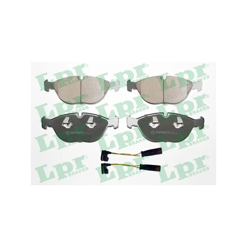 Jeu de 4 plaquettes de frein avant LPR 05P881G