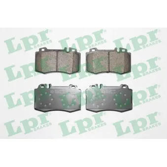 Jeu de 4 plaquettes de frein avant LPR 05P899