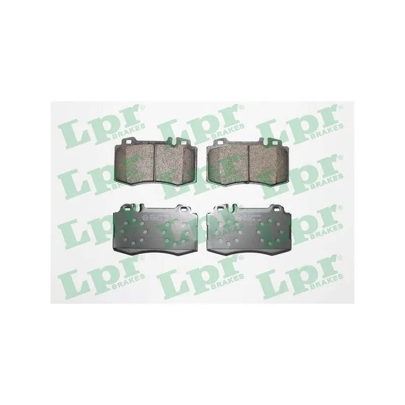 Jeu de 4 plaquettes de frein avant LPR 05P899