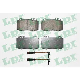 Jeu de 4 plaquettes de frein avant LPR 05P899A