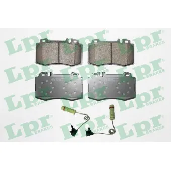 Jeu de 4 plaquettes de frein avant LPR 05P899B