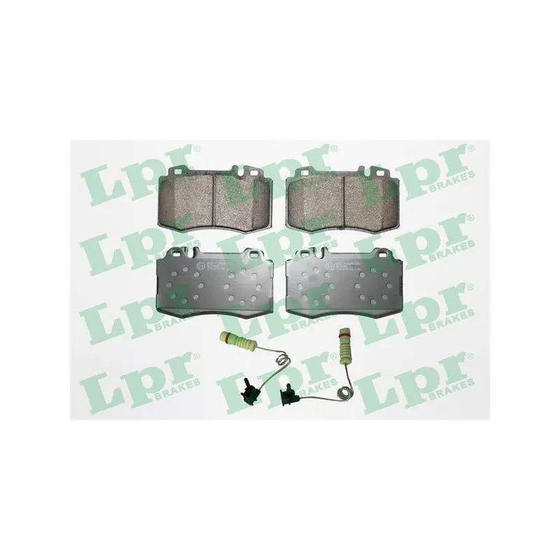 Jeu de 4 plaquettes de frein avant LPR 05P899B