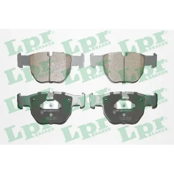 Jeu de 4 plaquettes de frein avant LPR 05P909