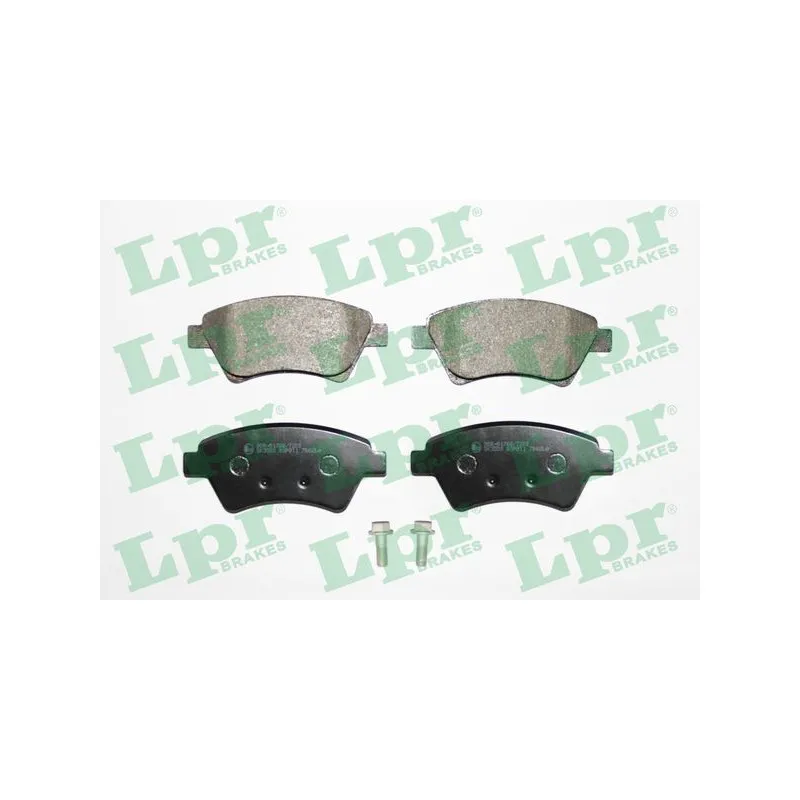 Jeu de 4 plaquettes de frein avant LPR 05P911