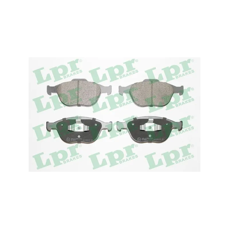 Jeu de 4 plaquettes de frein avant LPR 05P913
