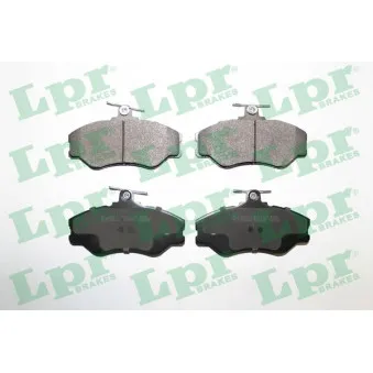 Jeu de 4 plaquettes de frein avant LPR 05P920