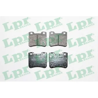 Jeu de 4 plaquettes de frein avant LPR 05P921