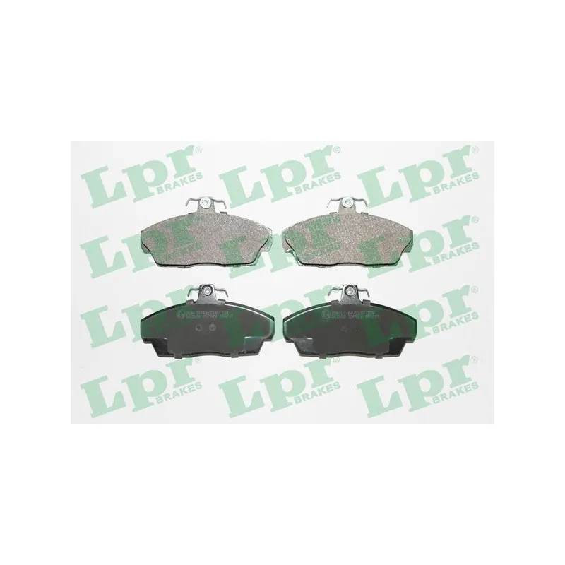 Jeu de 4 plaquettes de frein avant LPR 05P922