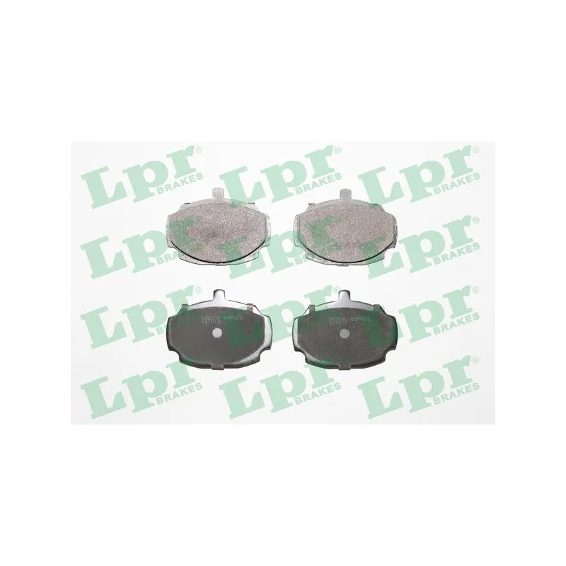 Jeu de 4 plaquettes de frein avant LPR 05P923