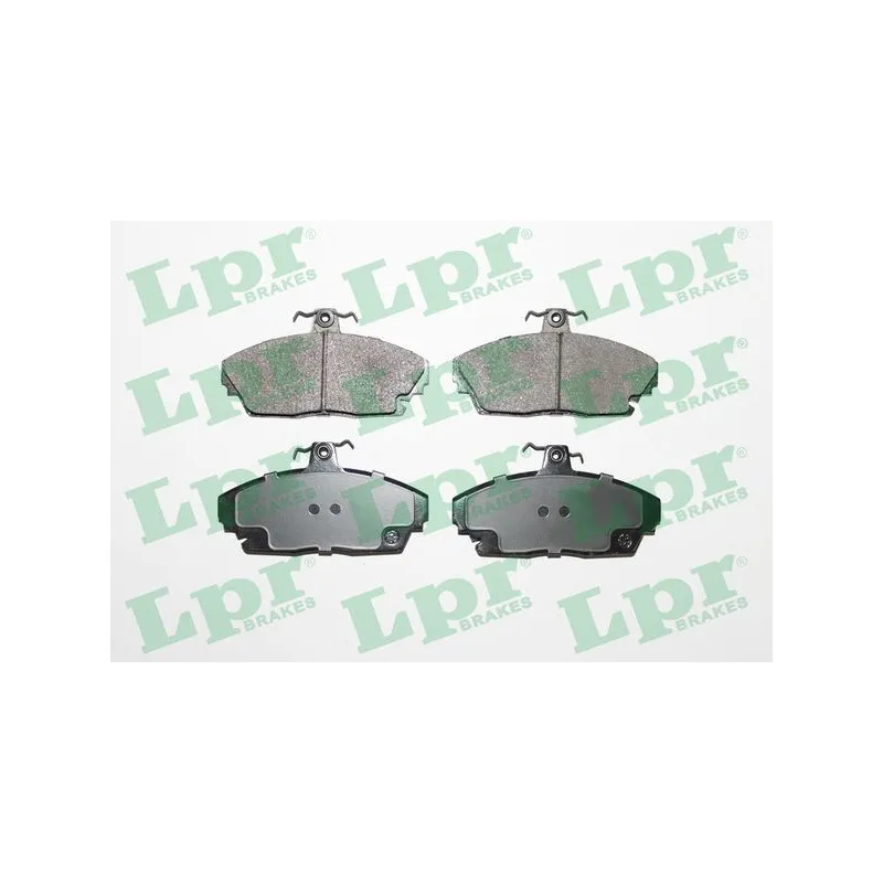 Jeu de 4 plaquettes de frein avant LPR 05P924