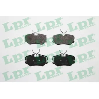 Jeu de 4 plaquettes de frein avant LPR 05P930