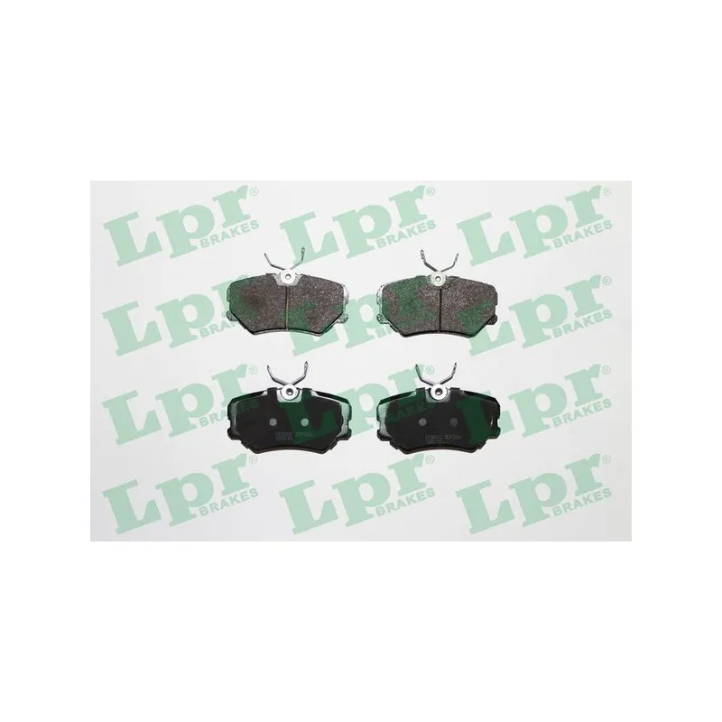 Jeu de 4 plaquettes de frein avant LPR 05P930
