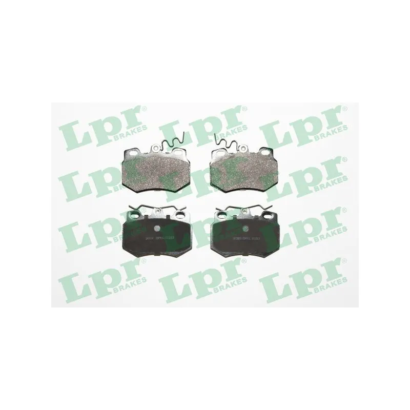 Jeu de 4 plaquettes de frein avant LPR 05P931