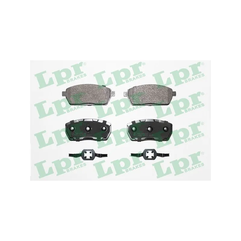 Jeu de 4 plaquettes de frein avant LPR 05P936