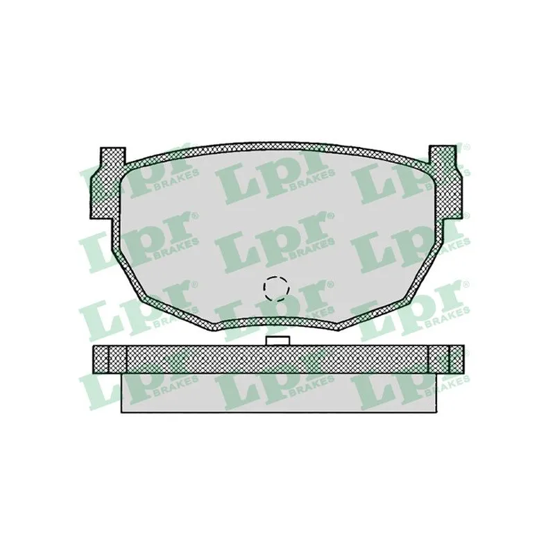Jeu de 4 plaquettes de frein arrière LPR 05P945