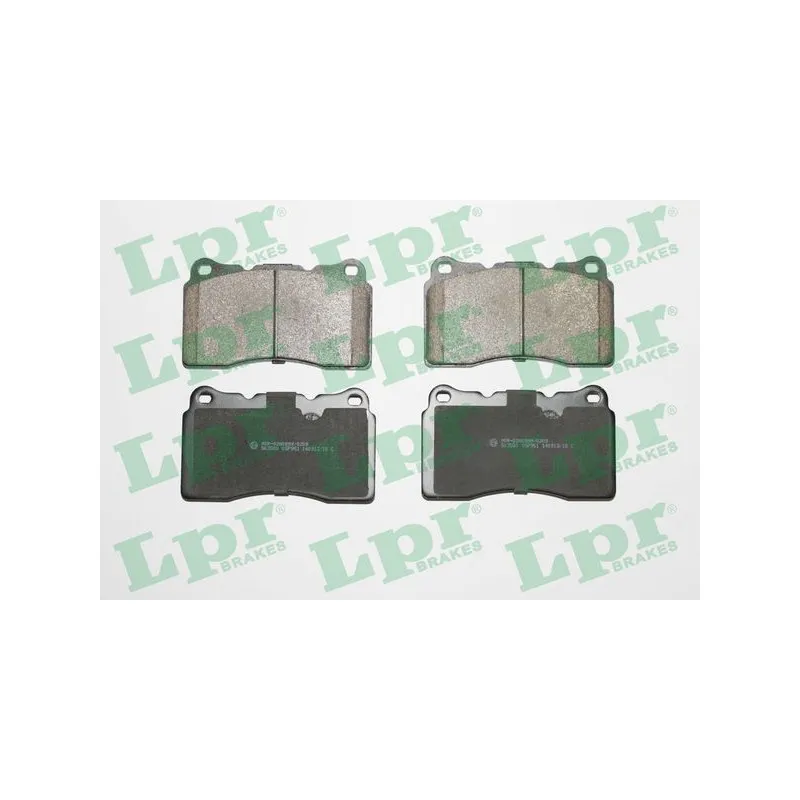 Jeu de 4 plaquettes de frein avant LPR 05P951