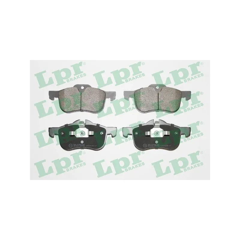 Jeu de 4 plaquettes de frein avant LPR 05P952