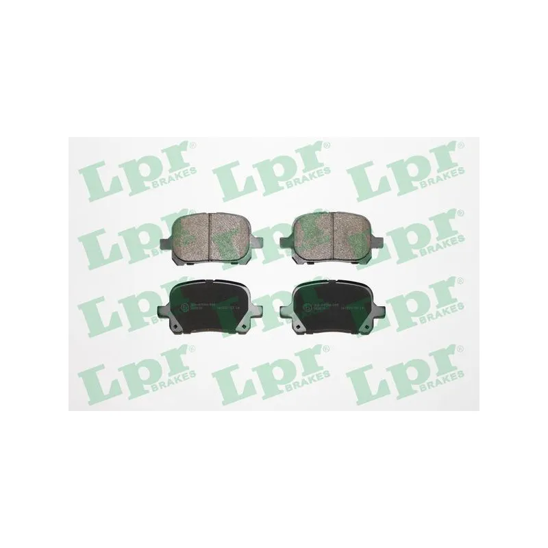 Jeu de 4 plaquettes de frein avant LPR 05P953
