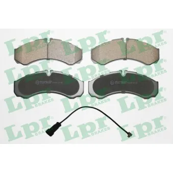 Jeu de 4 plaquettes de frein avant LPR 05P955A