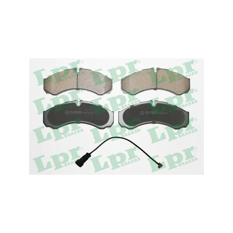 Jeu de 4 plaquettes de frein avant LPR 05P955A