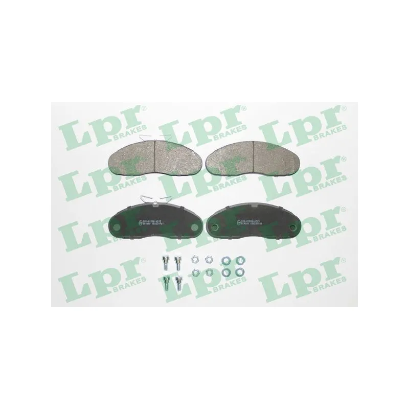 Jeu de 4 plaquettes de frein avant LPR 05P961