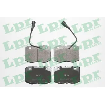 Jeu de 4 plaquettes de frein avant LPR 05P963