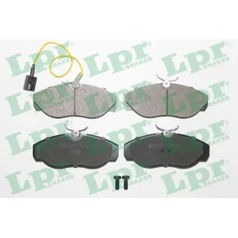 Jeu de 4 plaquettes de frein avant LPR 05P964