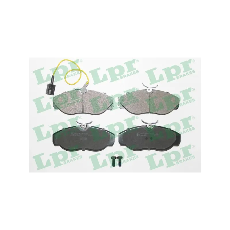 Jeu de 4 plaquettes de frein avant LPR 05P964
