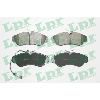 Jeu de 4 plaquettes de frein avant LPR 05P965