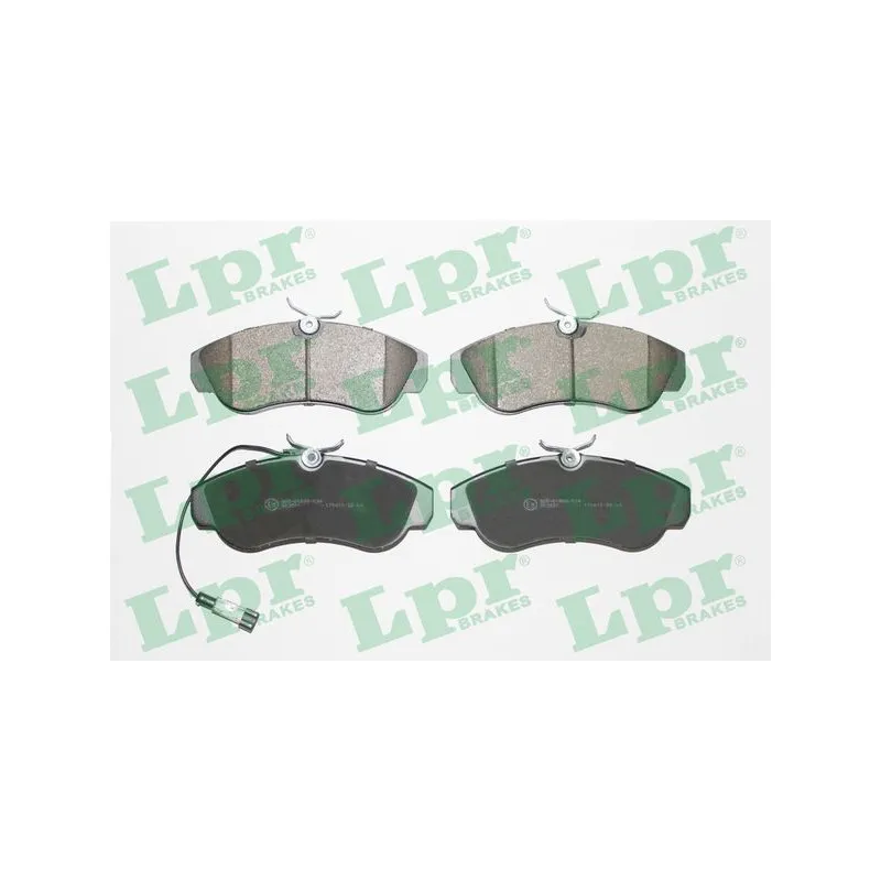 Jeu de 4 plaquettes de frein avant LPR 05P965