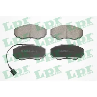 Jeu de 4 plaquettes de frein avant LPR 05P966