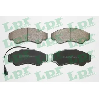 Jeu de 4 plaquettes de frein avant LPR 05P967